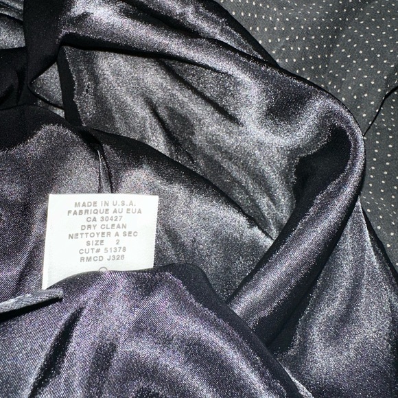 Black dress with little tan polka dots - Picture 6 of 6